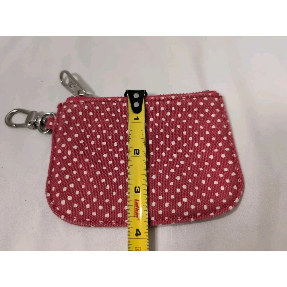AMERICAN EAGLE OUTFITTERS RED CANVAS POUCH COIN/ MAKEUP 4